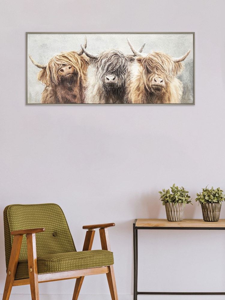 Art Marketing Brown Three of a Kind Wall Art - Image 1 of 3 Art Marketing Brown Three of a Kind Wall Art - Image 1 of 3