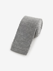 Barbour® Grey Knitted Tie - Image 1 of 3