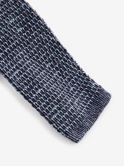 Barbour® Blue Knitted Tie - Image 6 of 6