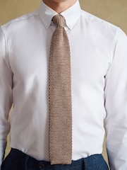 Barbour® Neutral Knitted Tie - Image 2 of 2