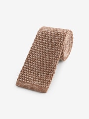 Barbour® Neutral Knitted Tie - Image 3 of 5