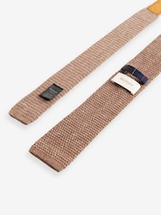Barbour® Neutral Knitted Tie - Image 5 of 5