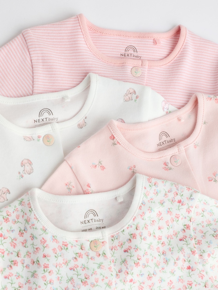 Pink - Baby-Schlafanzüge aus 100 % Baumwolle (0–2 J.) - Bild 2 von 13 Pink - Baby-Schlafanzüge aus 100 % Baumwolle (0–2 J.) - Bild 2 von 13