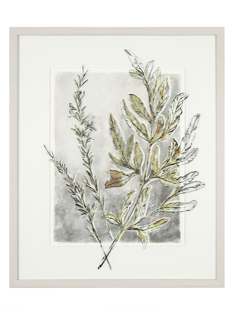 Art Marketing Green Holly Fern Wall Art - Image 2 of 2