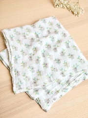 JoJo Maman Bébé White Koala Extra Large Muslin - Image 1 of 4