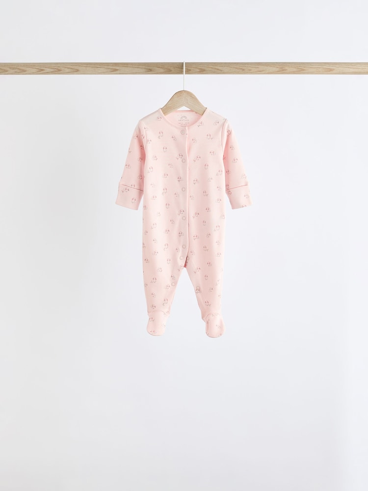 Rose - Combinaisons de nuit Bébé 100% coton (0-2ans) - Image 11 of 16