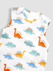 JoJo Maman Bébé Sleepy Dinosaur 1 Tog Baby Sheet Sleeping Bag - Image 2 of 2