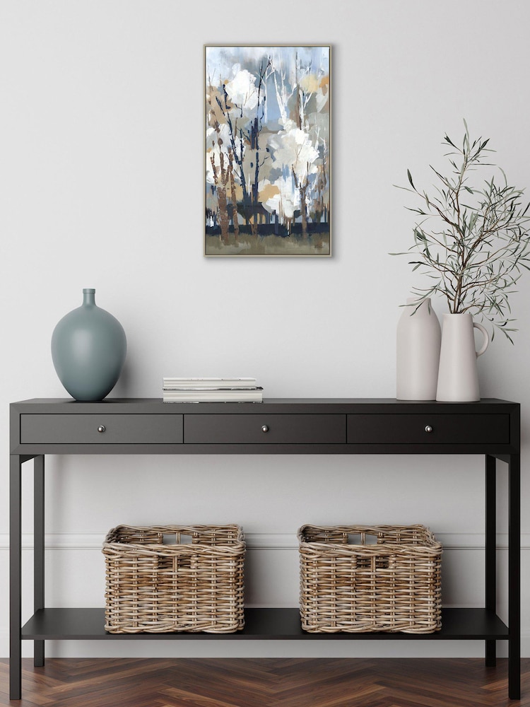 Art Marketing Blue Silversong Birch Wall Art - Image 1 of 3