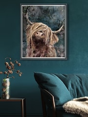 Art Marketing Blue Dougie Wall Art - Image 1 of 4