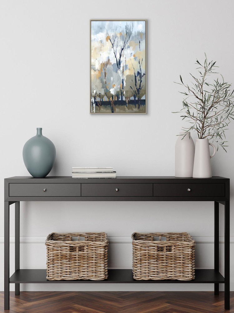 Art Marketing Silver Birch Blues Wall Art - Image 1 of 3