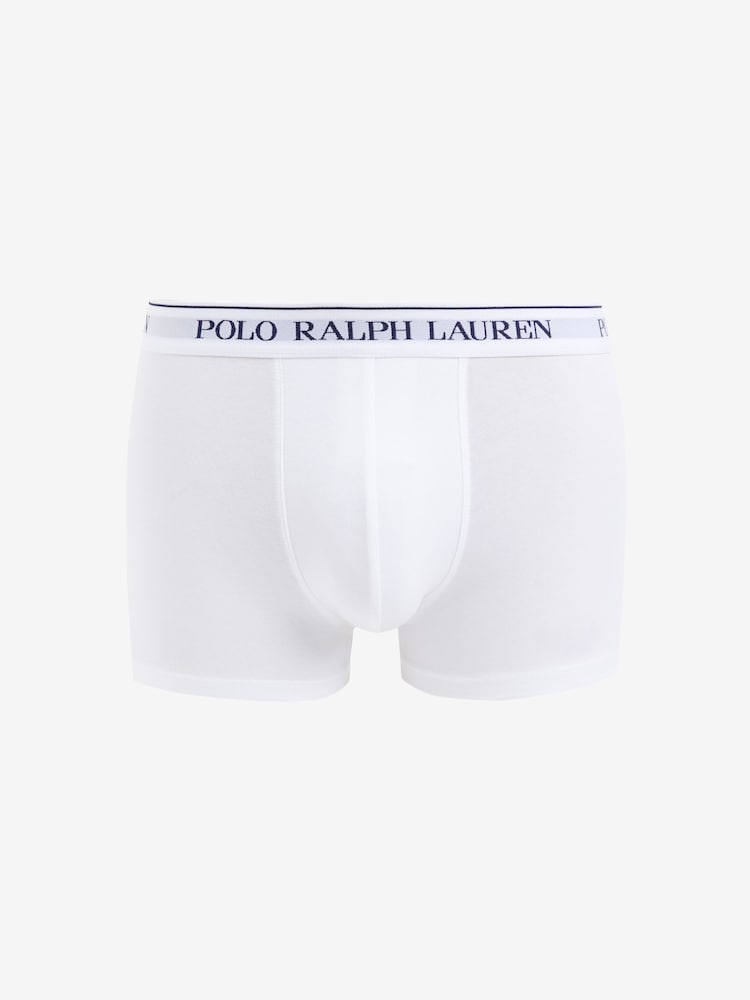 Polo Ralph Lauren White Classic Stretch Boxers 5 Pack - Image 3 of 6