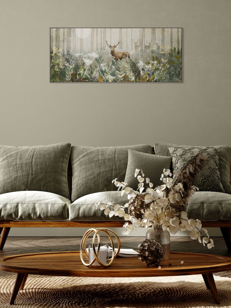 Art Marketing Green Luna Gaze Wall Art - Image 1 of 3