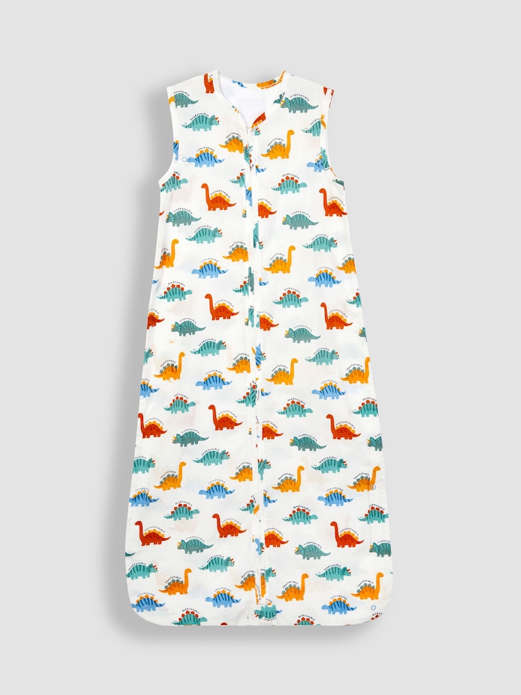 JoJo Maman Bébé Sleepy Dinosaur 1 Tog Toddler Sheet Sleeping Bag - Image 1 of 2