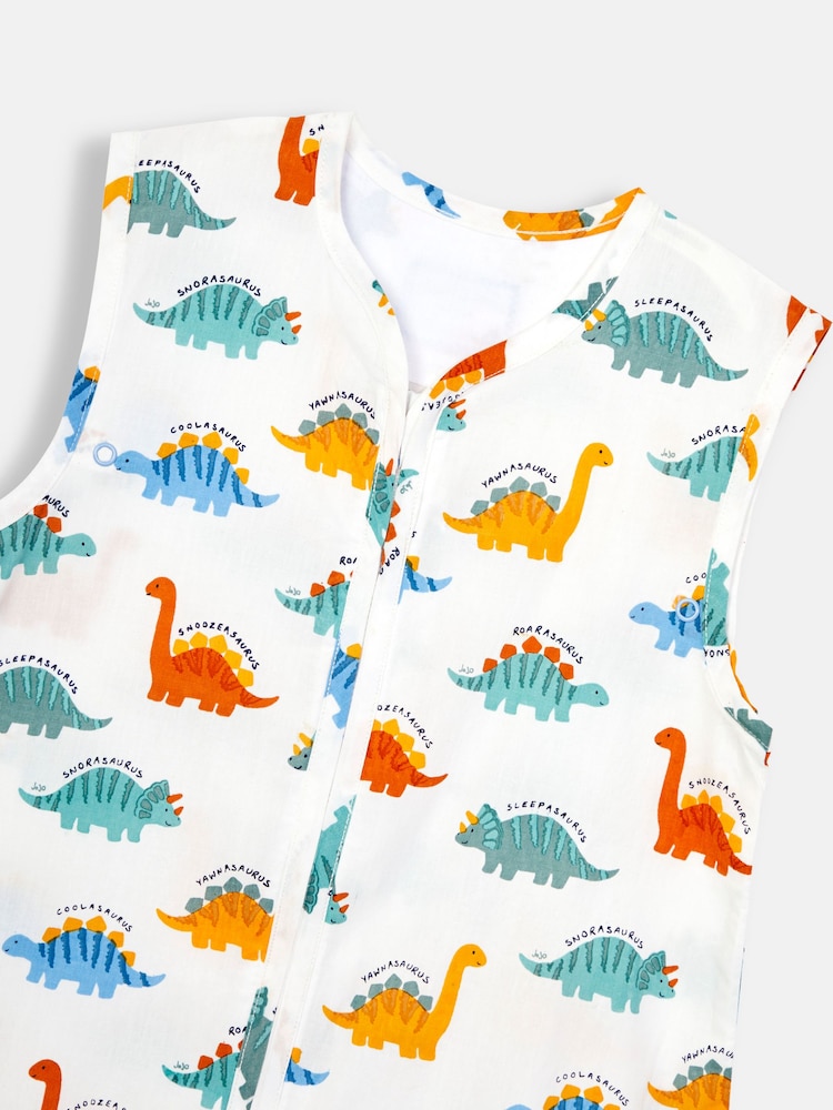 JoJo Maman Bébé Sleepy Dinosaur 1 Tog Toddler Sheet Sleeping Bag - Image 2 of 2