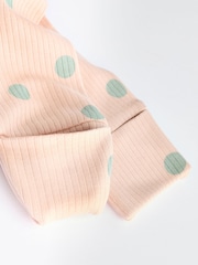 Mint Green Two Way Zip Baby Footless 100% Cotton Sleepsuits 3 Pack (0mths-3yrs) - Image 10 of 11