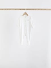 Blue 7 Pack Baby Bear Sleepsuit (0-2yrs) - Image 11 of 16