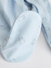 Blue 7 Pack Baby Bear Sleepsuit (0-2yrs) - Image 7 of 16