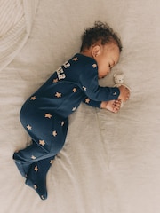 Blue Little Brother Baby Family Sleepsuit (0-2yrs) - Image 2 of 14
