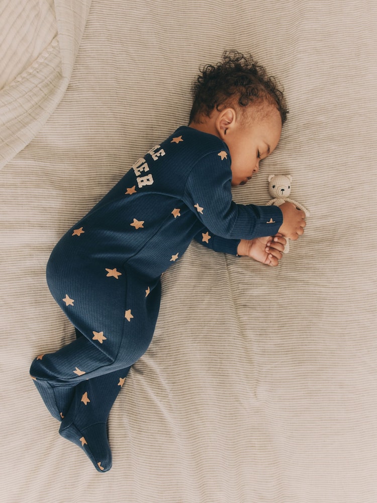 Blue Little Brother Baby Family Sleepsuit (0-2yrs) - Image 2 of 14
