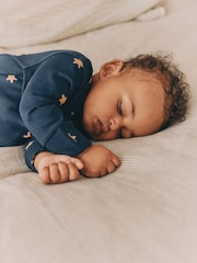 Blue Little Brother Baby Family Sleepsuit (0-2yrs) - Image 3 of 14