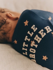 Blue Little Brother Baby Family Sleepsuit (0-2yrs) - Image 4 of 14