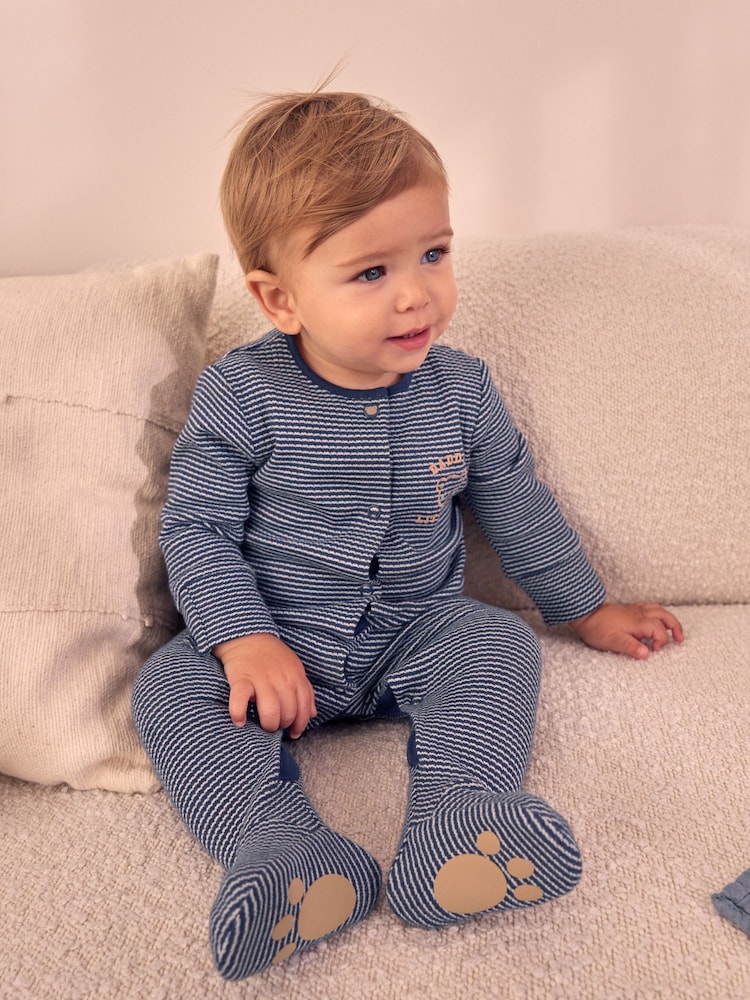 Navy Blue Daddy Baby Family Sleepsuit (0-2yrs) - Image 2 of 11
