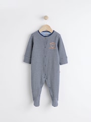 Navy Blue Daddy Baby Family Sleepsuit (0-2yrs) - Image 6 of 11