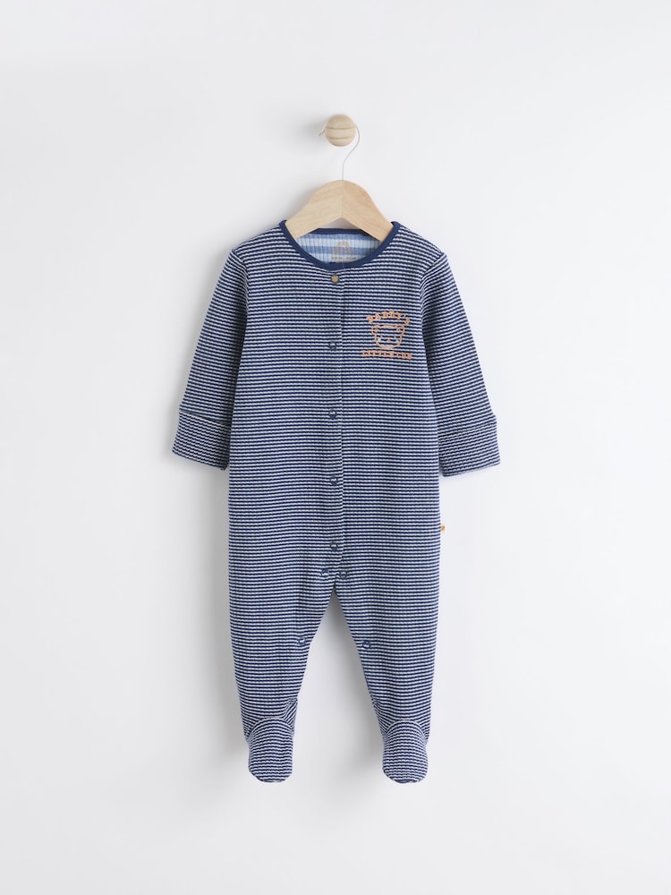 Navy Blue Daddy Baby Family Sleepsuit (0-2yrs) - Image 6 of 11