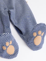 Navy Blue Daddy Baby Family Sleepsuit (0-2yrs) - Image 9 of 11
