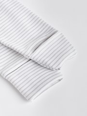 White 4 Pack Baby Delicate Animal Printed 100% Cotton Sleepsuits (0-2yrs) - Image 7 of 8