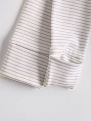 White 7 Pack Baby Delicate Animal Printed 100% Cotton Sleepsuits (0-2yrs) - Image 15 of 15