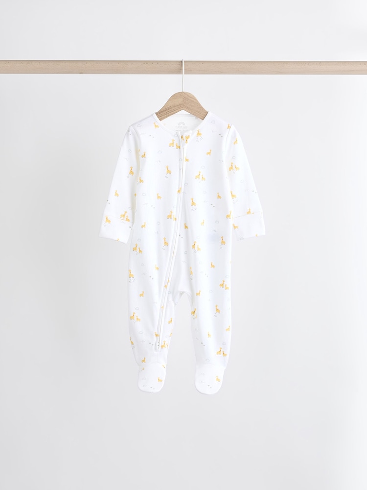 Blanc motif personnage vif - Combinaisons de nuit Bébé 100% coton (0-2ans) - Image 4 of 13