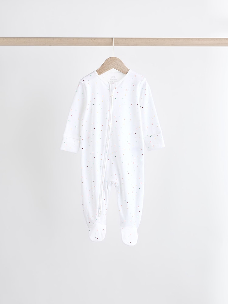Blanc motif personnage vif - Combinaisons de nuit Bébé 100% coton (0-2ans) - Image 7 of 13