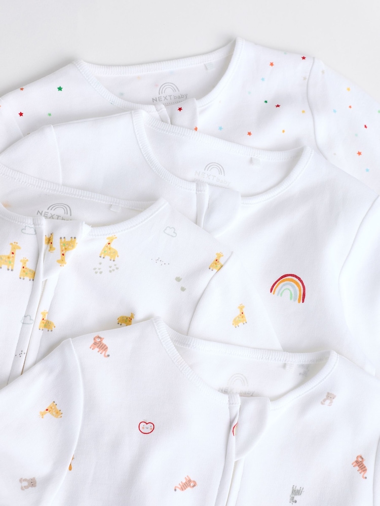 Blanc motif personnage vif - Combinaisons de nuit Bébé 100% coton (0-2ans) - Image 9 of 13