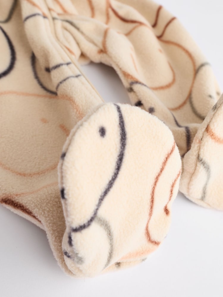 Neutral Fleece Sleepsuits 2 Pack - Image 7 of 9