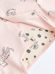 Rosa Monochrom - Baby-Schlafanzüge, fußlos, 4er-Pack (0Monate–3Jahre) - Image 10 of 14