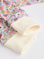 Orange Floral Baby Footless 100% Cotton Sleepsuits 4 Pack (0mths-3yrs) - Image 11 of 12