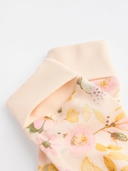 Orange Floral Baby Footless 100% Cotton Sleepsuits 4 Pack (0mths-3yrs) - Image 12 of 12