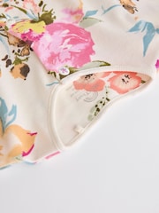 Orange Floral Baby Footless 100% Cotton Sleepsuits 4 Pack (0mths-3yrs) - Image 9 of 12