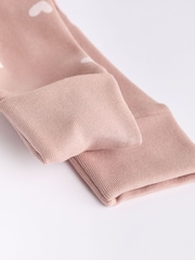 Brown/Pink Two Way Zip 100% Cotton Baby Sleepsuits (0mths-3yrs) - Image 13 of 13