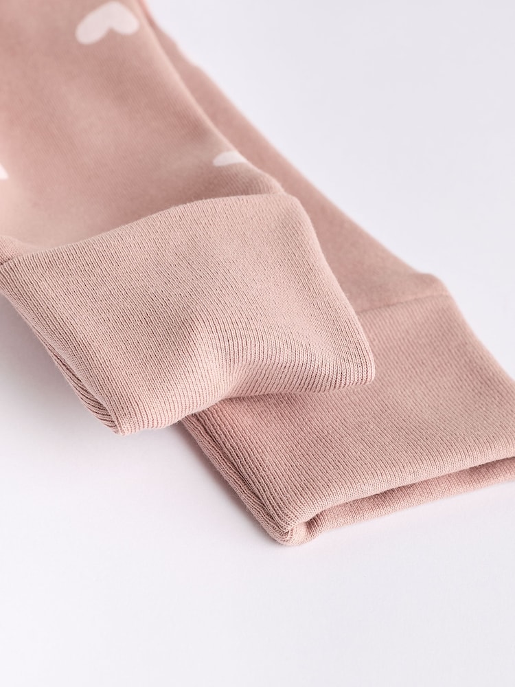 Brown/Pink Two Way Zip 100% Cotton Baby Sleepsuits (0mths-3yrs) - Image 13 of 13