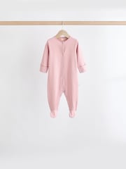 Pink 7 Pack Baby Sleepsuits (0mths-3yrs) - Image 11 of 17