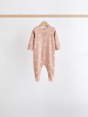 Pink 7 Pack Baby Sleepsuits (0mths-3yrs) - Image 8 of 17