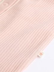 Pink/Grey Baby 100% Cotton Footless Sleepsuits 3 Pack (0mths-3yrs) - Image 13 of 14