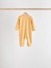 Multi Baby Footless Two Way Zipped 100% Cotton Sleepsuits 5 Pack (0mths-3yrs) - Image 10 of 19
