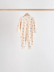Multi Baby Footless Two Way Zipped 100% Cotton Sleepsuits 5 Pack (0mths-3yrs) - Image 12 of 19