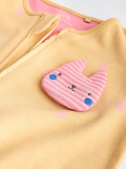 Multi Baby Footless Two Way Zipped 100% Cotton Sleepsuits 5 Pack (0mths-3yrs) - Image 14 of 19