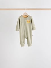 Multi Baby Footless Two Way Zipped 100% Cotton Sleepsuits 5 Pack (0mths-3yrs) - Image 4 of 19