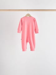 Multi Baby Footless Two Way Zipped 100% Cotton Sleepsuits 5 Pack (0mths-3yrs) - Image 8 of 19