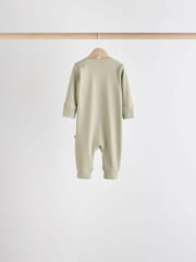 Multi Baby Footless Two Way Zipped 100% Cotton Sleepsuits 5 Pack (0mths-3yrs) - Image 9 of 19